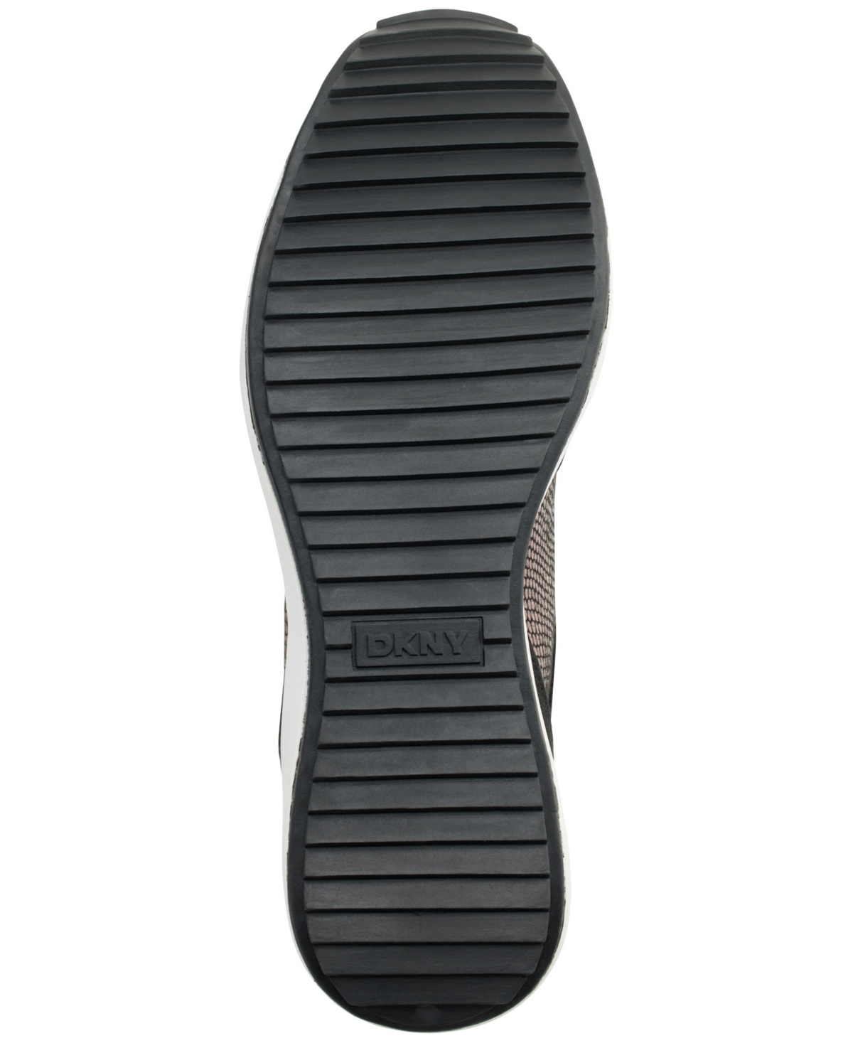 Shop Dkny Women's Kalina Lace-up Wedge Sneakers In Pewter,black