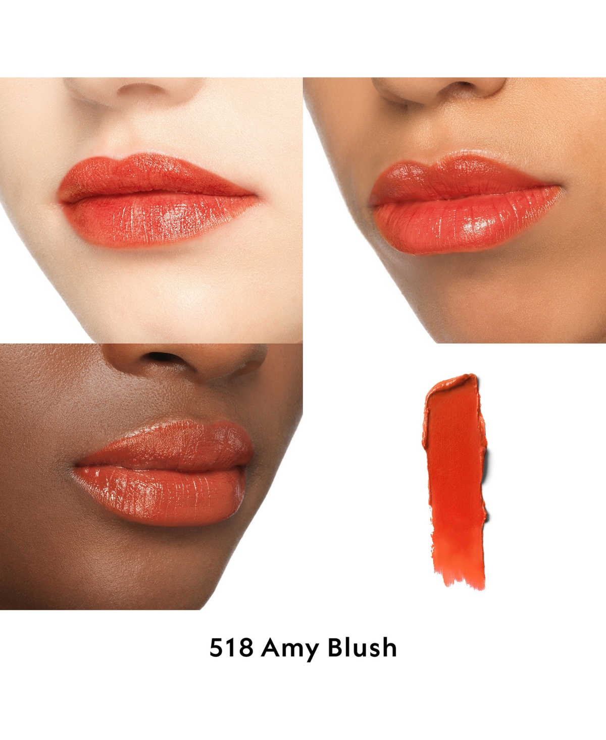 Gucci Rouge A Levres Voile Sheer Lipstick In 518 - Amy Blush