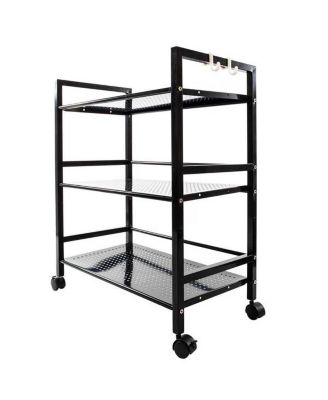 Widened 3-Tier Multi-Functional Storage Cart for Efficient Organization and Easy Access