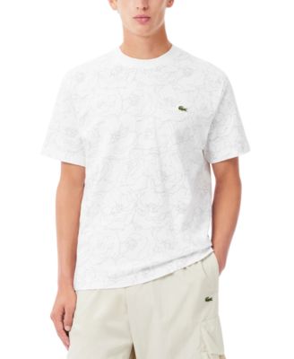 Lacoste - Men's Robert George Floral Print Short Sleeve Crewneck T-Shirt