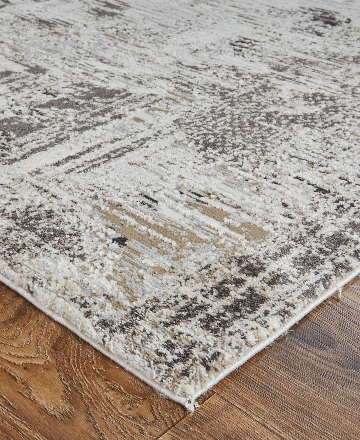 Feizy Vancouver 39fhf 8'x10' Area Rug In Gray,brown