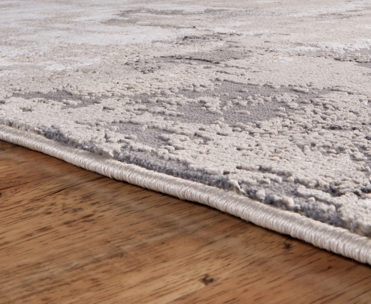 Shop Feizy Prasad 3970f 8'x11' Area Rug In Ivory,gray