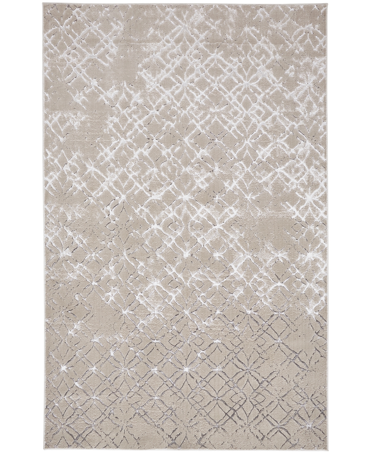 Feizy Micah 3047f 8'x10' Area Rug In Silver