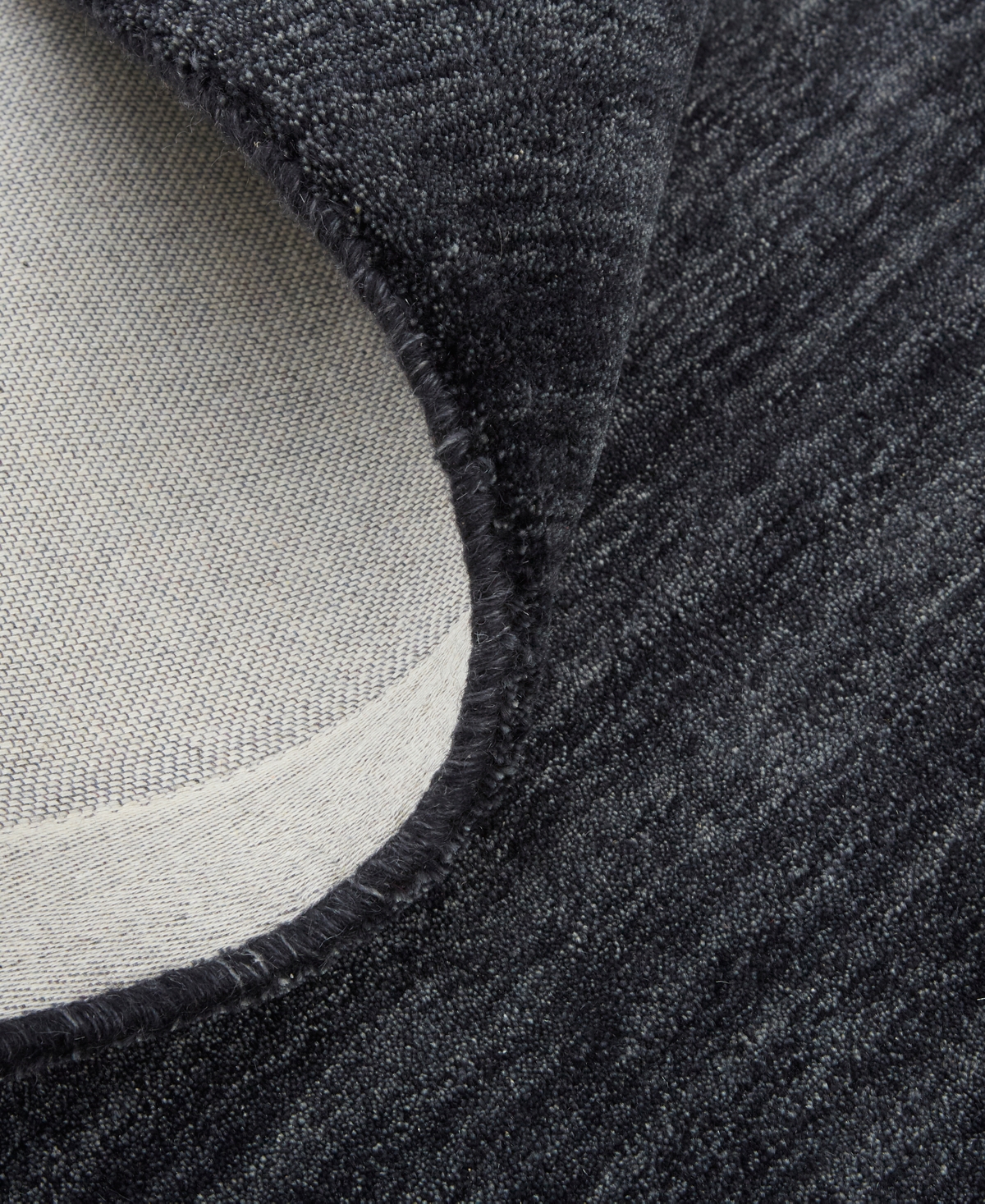 Feizy Luna 8049f Round Area Rug, 8' X 8' In Black