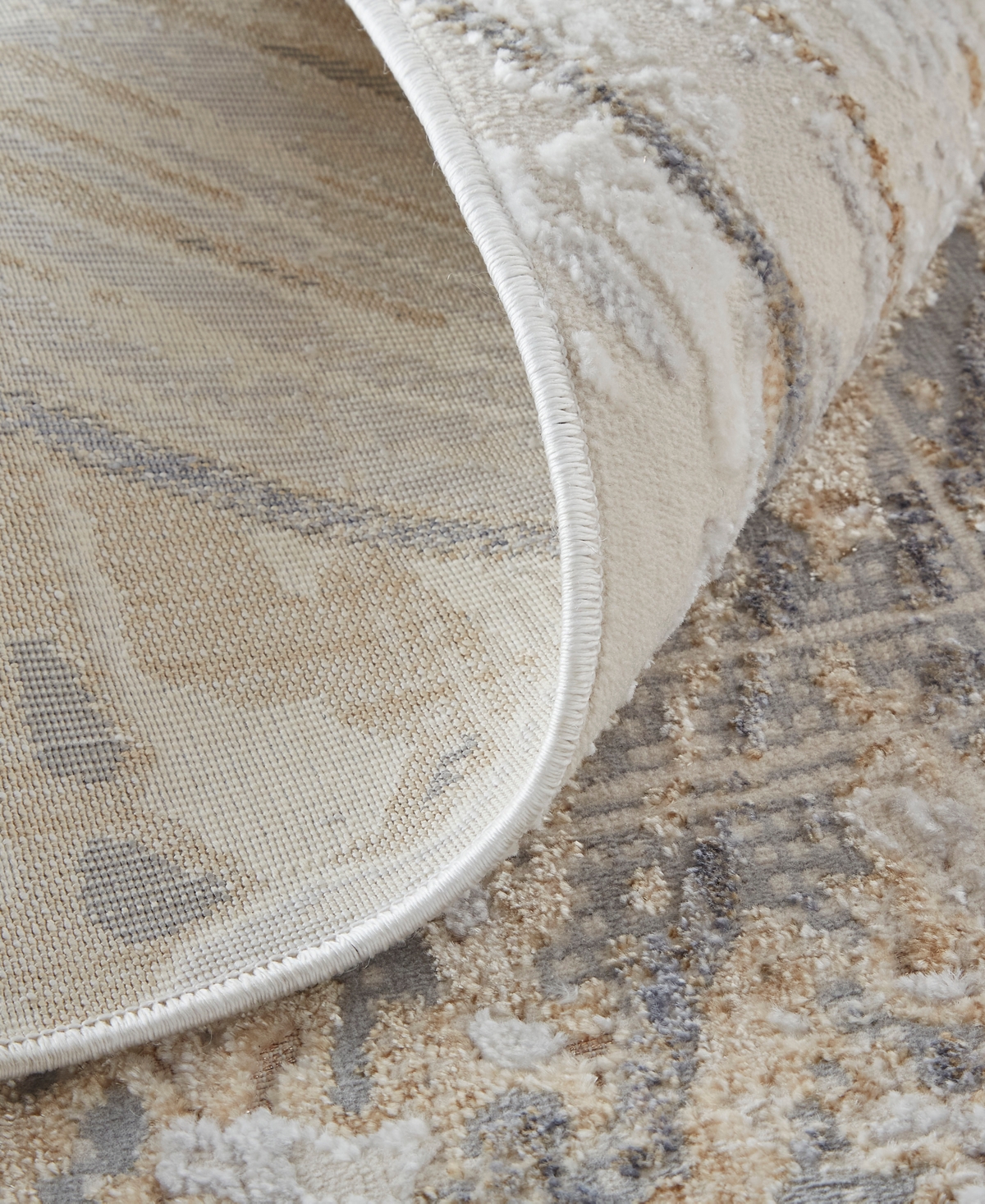 Shop Feizy Laina 39g6f 4'x6' Area Rug In Tan,ivory