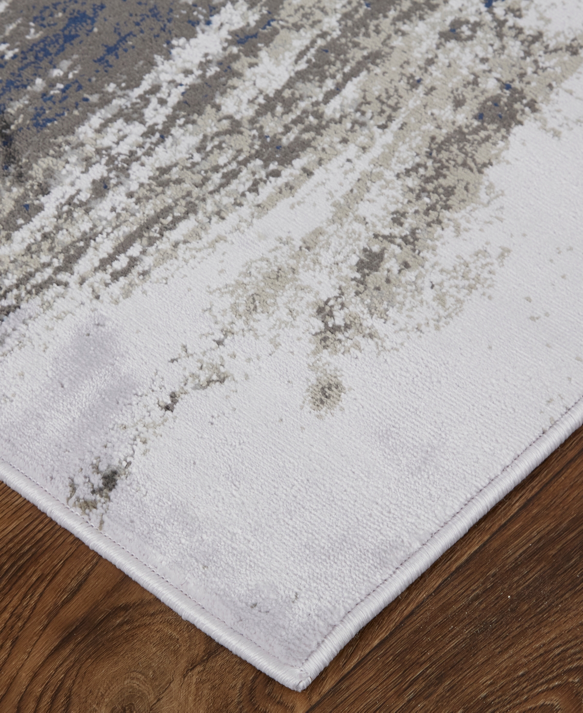 Feizy Gaspar 3833f 5'2x7'2 Area Rug In Blue,gray