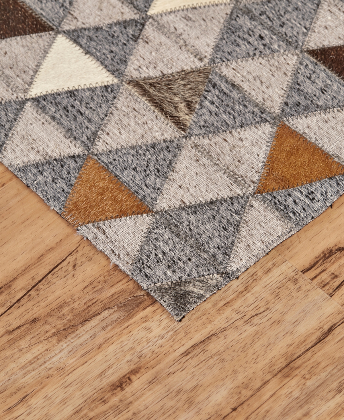 Feizy Fannin 0755f 5'x8' Area Rug In Gray,ivory