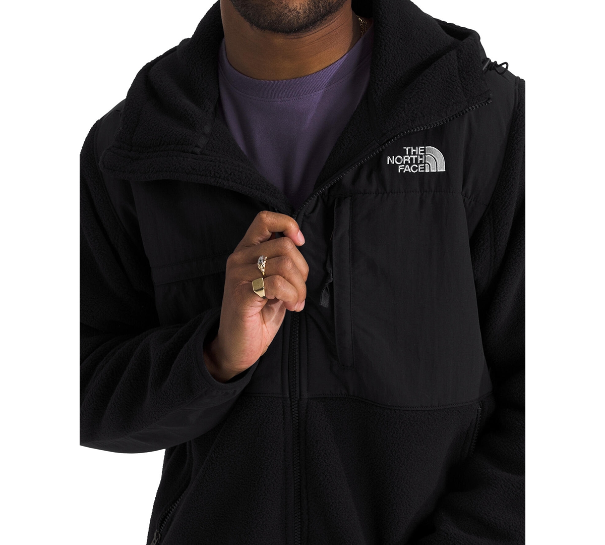 The North Face Men's Retro Denali Hoodie In Black