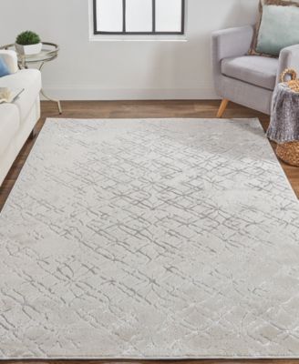 Feizy Micah 3047f Rug Collection In Silver