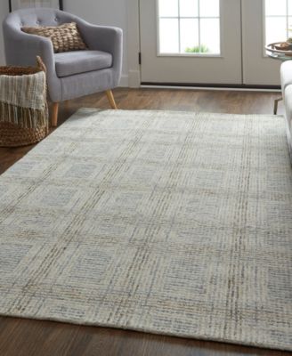 Feizy Belfort 8668f Rug Collection In Ivory,gray