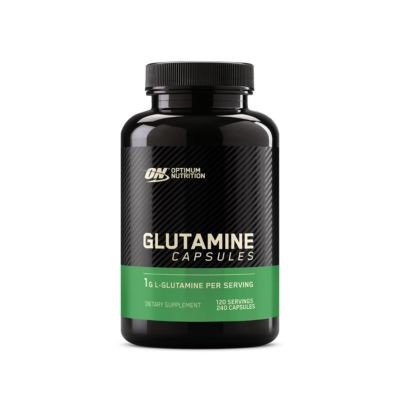 L-Glutamine Muscle Recovery Capsules, 1000mg, 240 Count (Package May Vary)