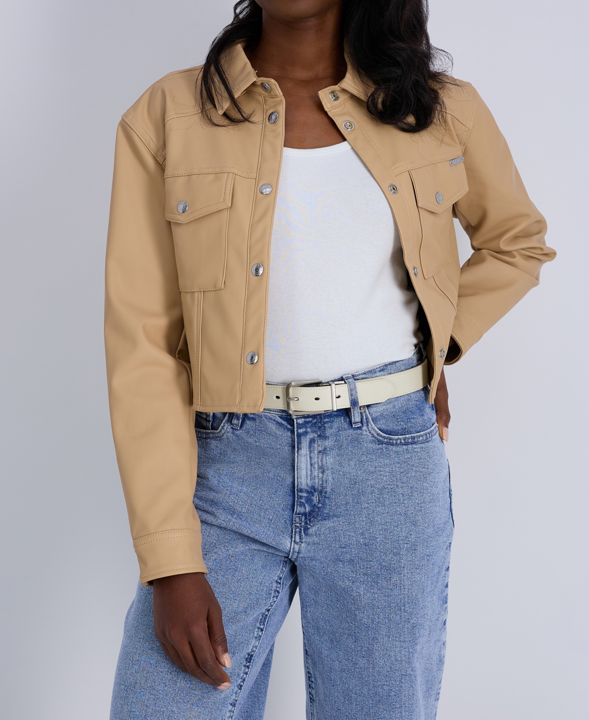 Calvin Klein Women's Reversible Modern Dress Belt