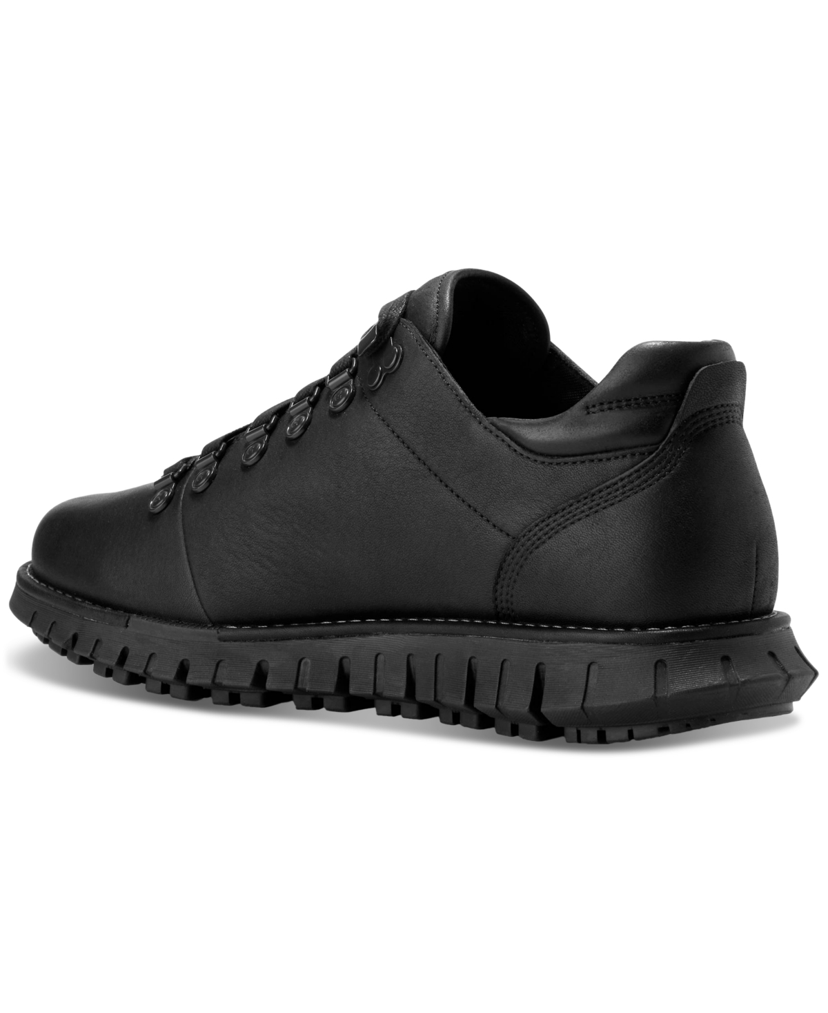 Cole Haan Men's ZERGRAND Remastered Low Hiking Boot - Black-Black
