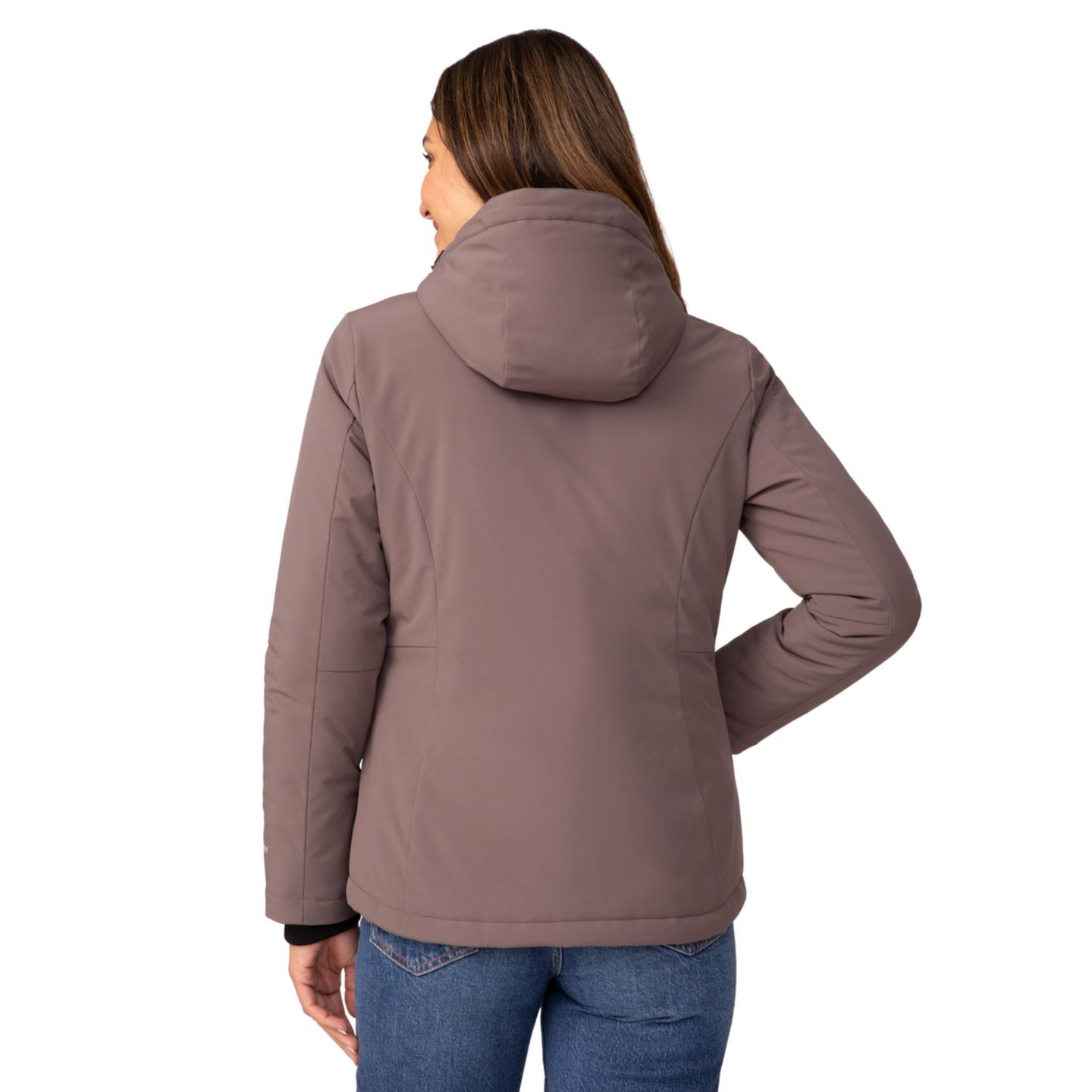 Женская куртка Free Country FreeCycle Thermo Super Softshell II, цвет: Driftwood — фото 3