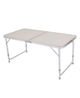 Portable Multipurpose Folding Table in White – Versatile and Convenient Table for Indoor and Outdoor Use, Ideal for Events and Everyday Activities