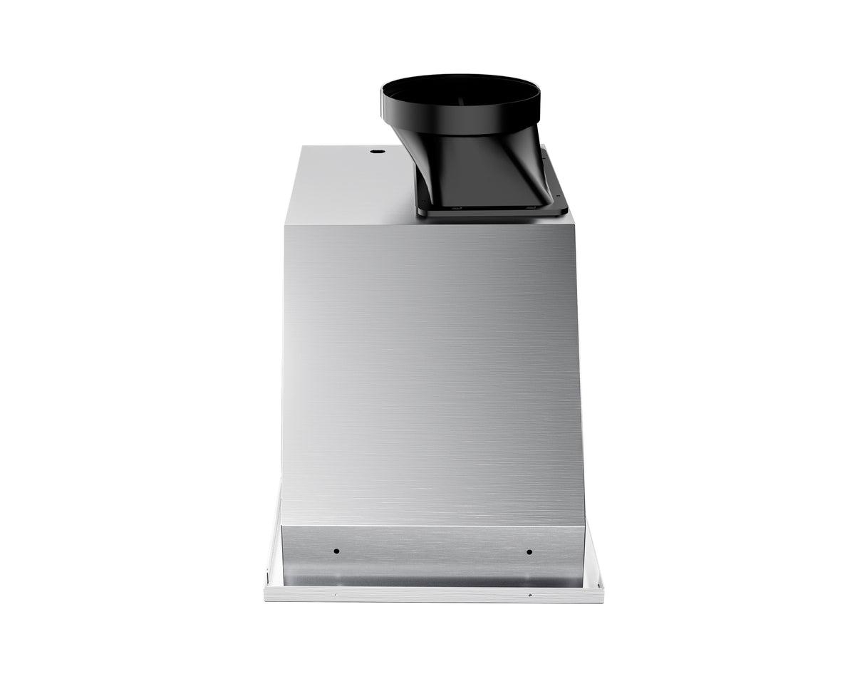 Iktch inch Built-in/Insert Range Hood 900 Cfm, Ducted/Ductless Convertible Duct, Stainless Steel Kitchen Vent Hood with 4 Speed Gesture Sensing&Tou