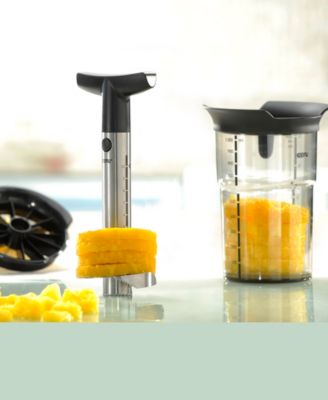 GEFU Stainless Steel 4 Piece Pineapple Slicer with Container