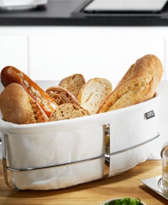 GEFU Stainless Steel Oval Bread Basket