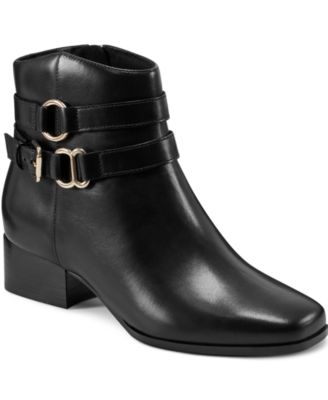 Women's Sarafina eFlex Leather Block Heel Booties
