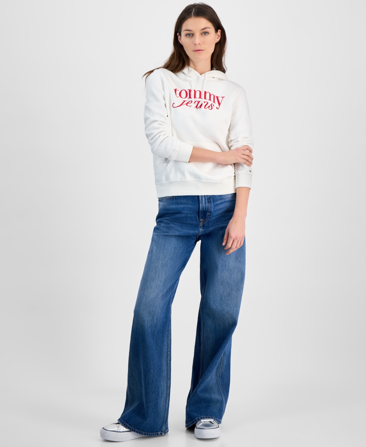 Tommy Jeans Women's Logo Pullover Hoodie