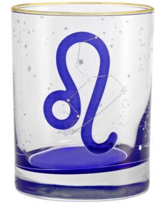 Leo Zodiac Double Old-Fashioned Glass, Set of 2