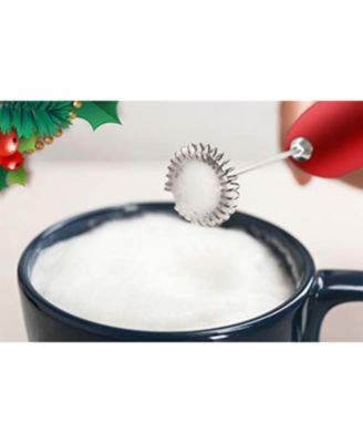 Milk Frother With Stand (Christmas Edition)