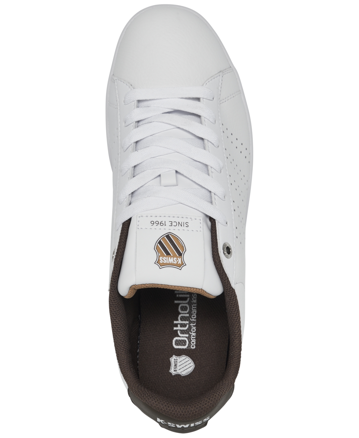 K-Swiss Men's Base Court Casual Tennis Sneakers from Finish Line -Tan