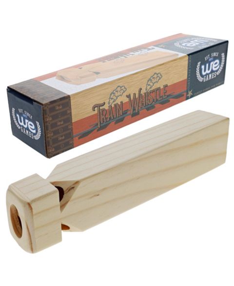 Детская игрушка WE Games Handcrafted Wooden Vintage Train Whistle, Ages 14+