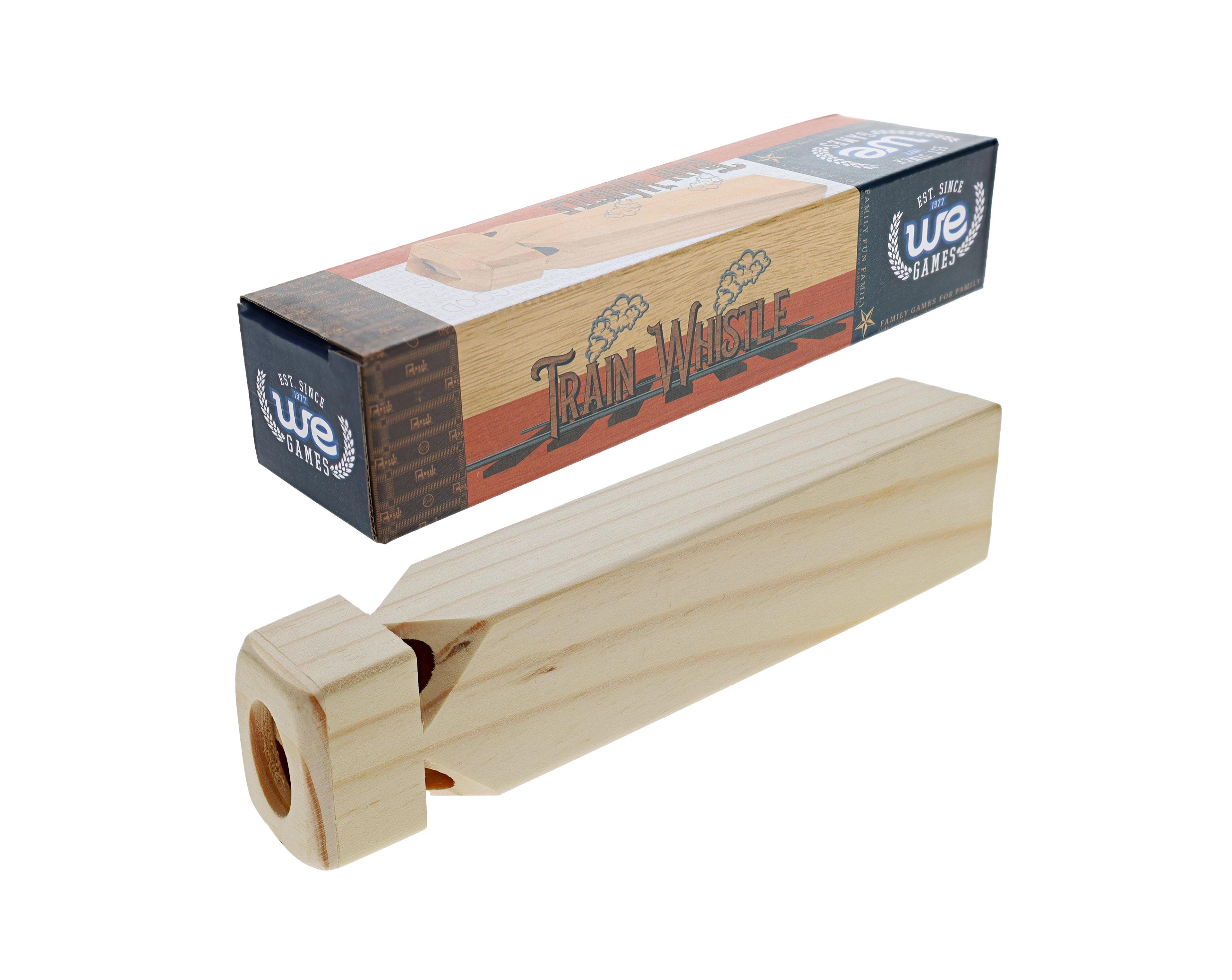 We Games Old Fashioned Wooden Train Whistle