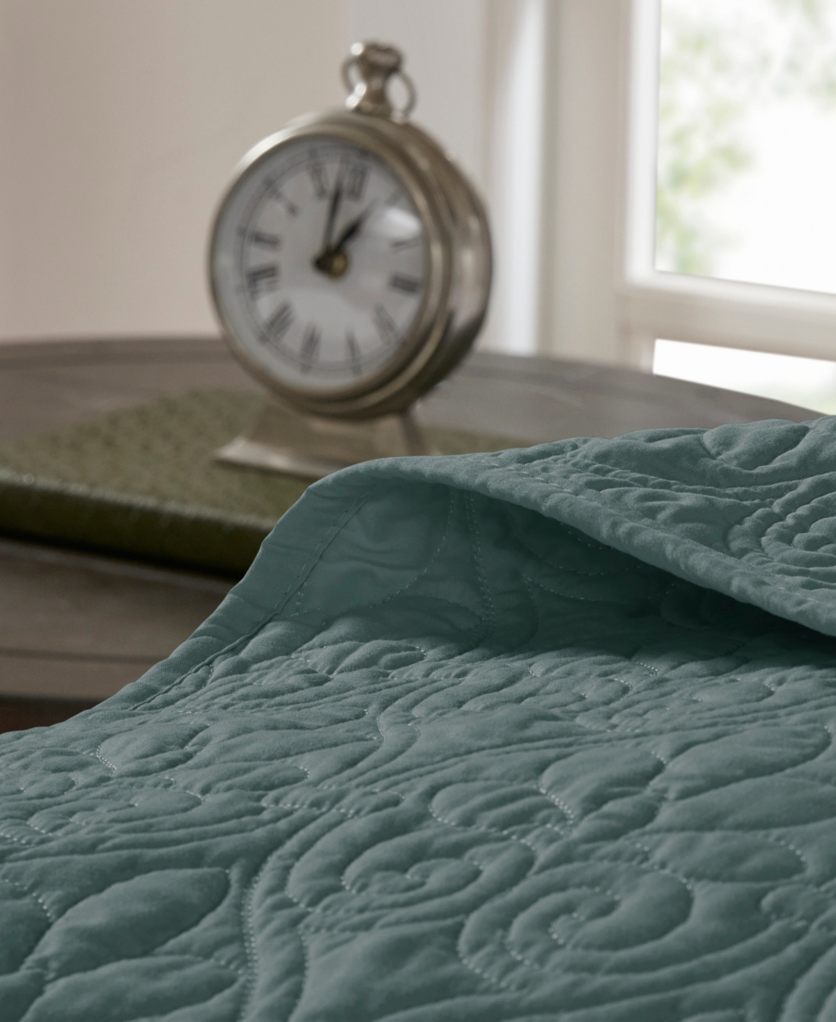 Madison Park Quebec Quilted 3-pc. Bedspread Set, King In Balsam Green