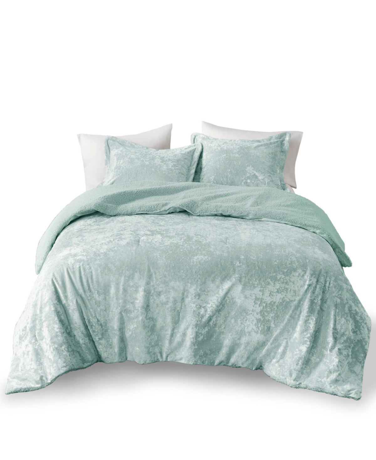 Intelligent Design Mira Reversible 3-pc. Comforter Set, King/california King In Aqua