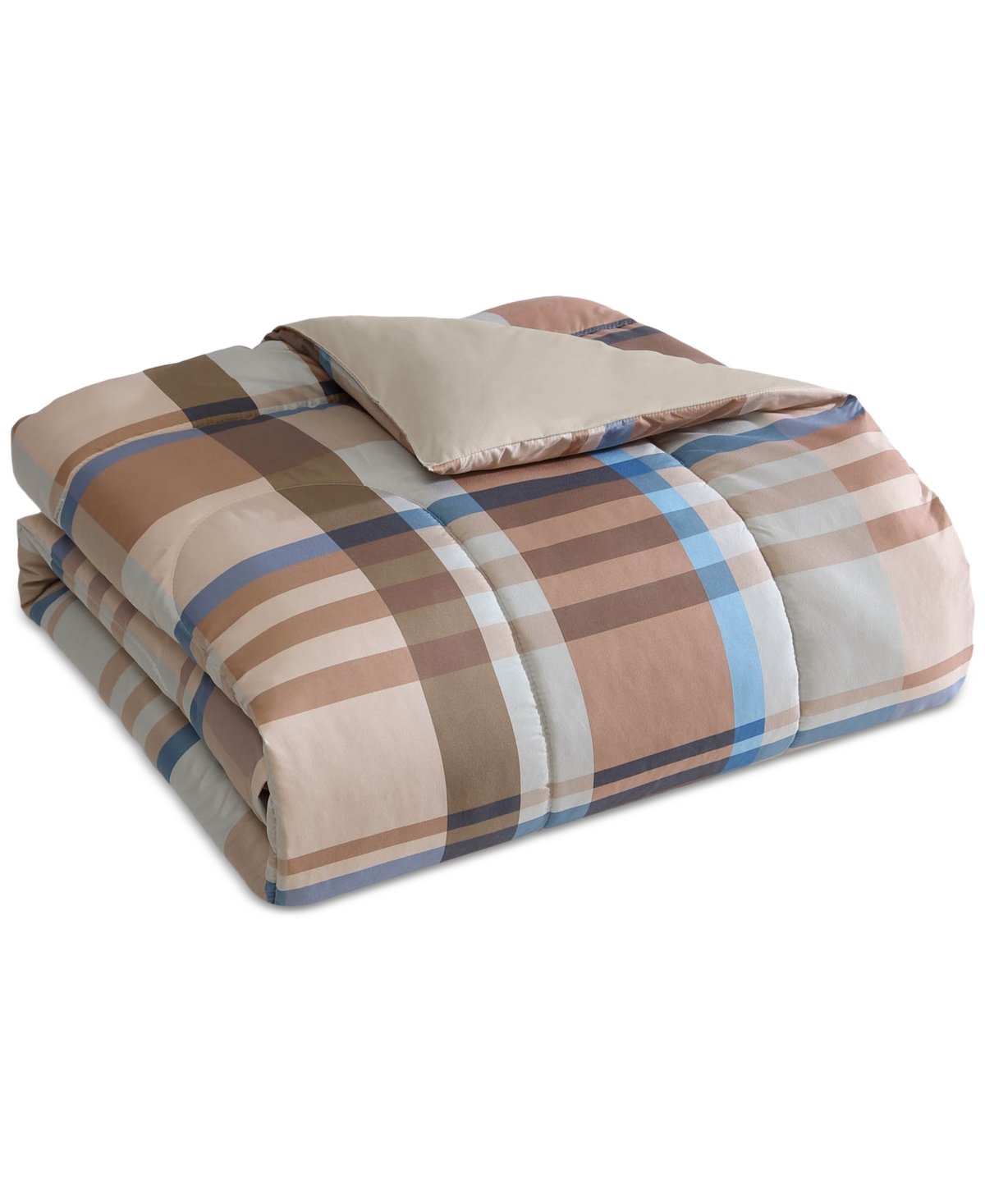 Hallmart Collectibles Harper Plaid 3-pc. Comforter Sets, Exclusively At Macy's In Rust