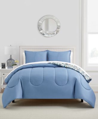 Jasmine Floral-Print 3-Pc. Comforter Sets