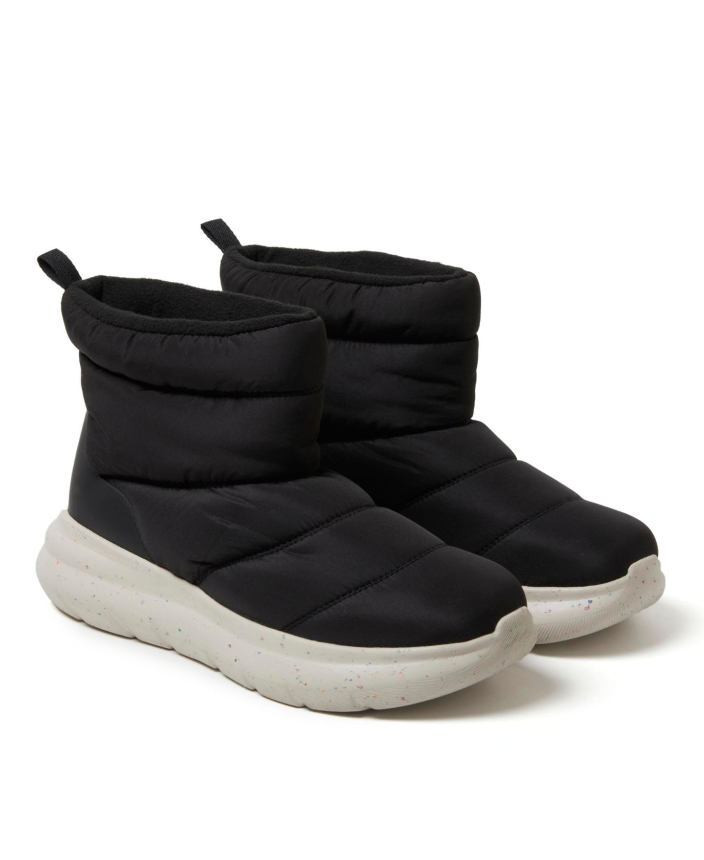 Мужские ботинки Dearfoams Texoma Bootie With Regnr8, цвет: Чёрный — фото 3