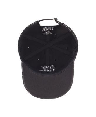 Men's With Brick All Over Print Adjustable Baseball Curved hat With Embroidery