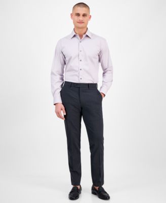 Men's Temperature Regulating Solid Dress Shirt, Slim & Regular Fit