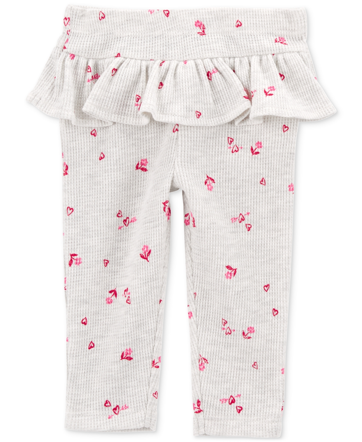 Carter's Baby Girls Floral Valentine's Day Bodysuit & Pants, 2 Piece Set -Floral