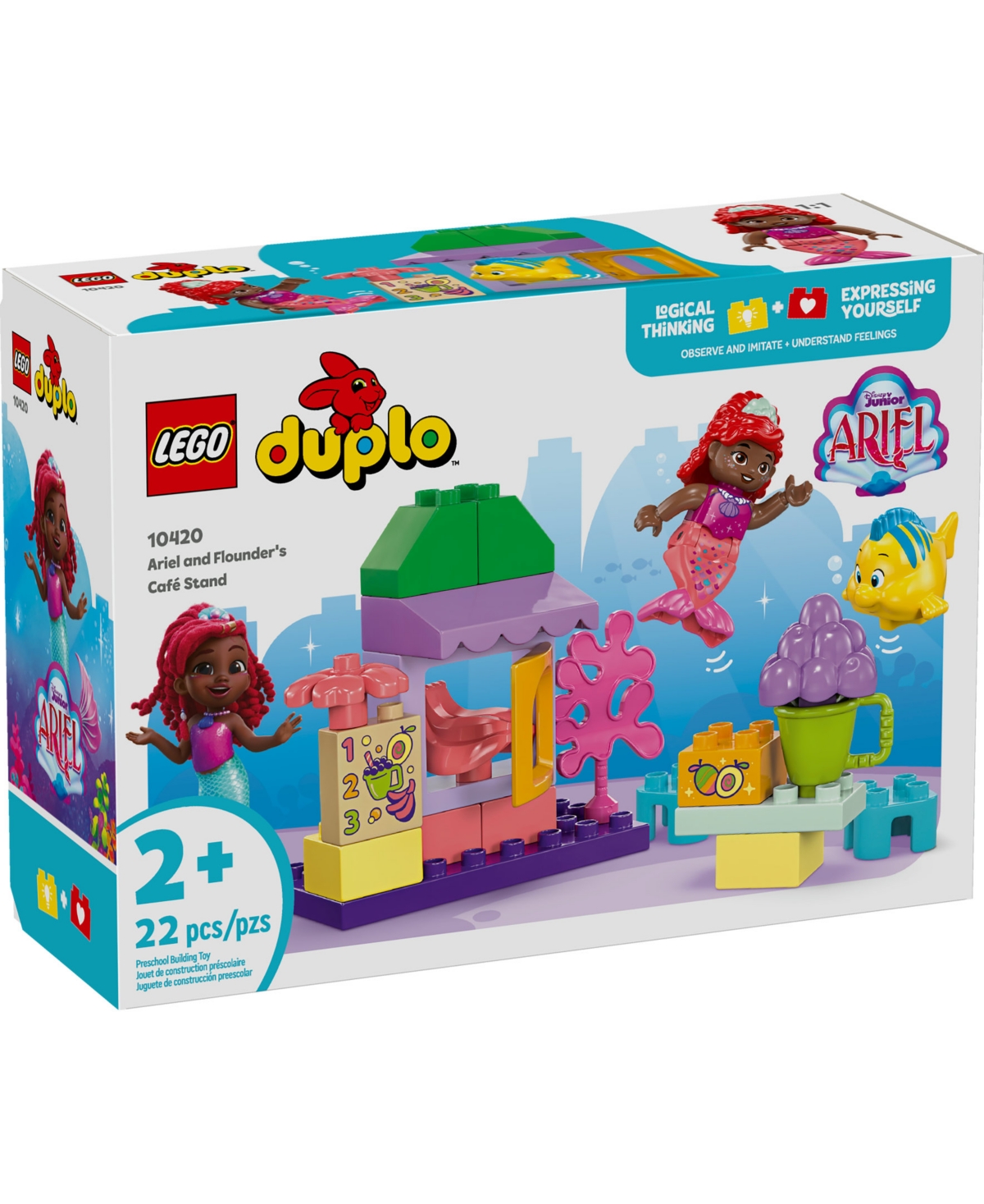 LEGO DUPLO DISNEY ARIEL AND FLOUNDER'S CAFE STAND 10420 