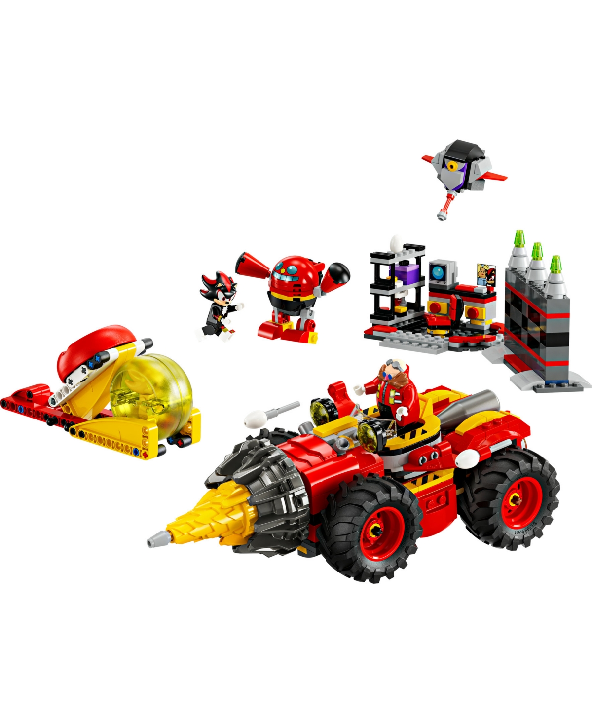 Lego Sonic The Hedgehog Super Sonic Vs. Egg Drillster 76999 In Multi Color