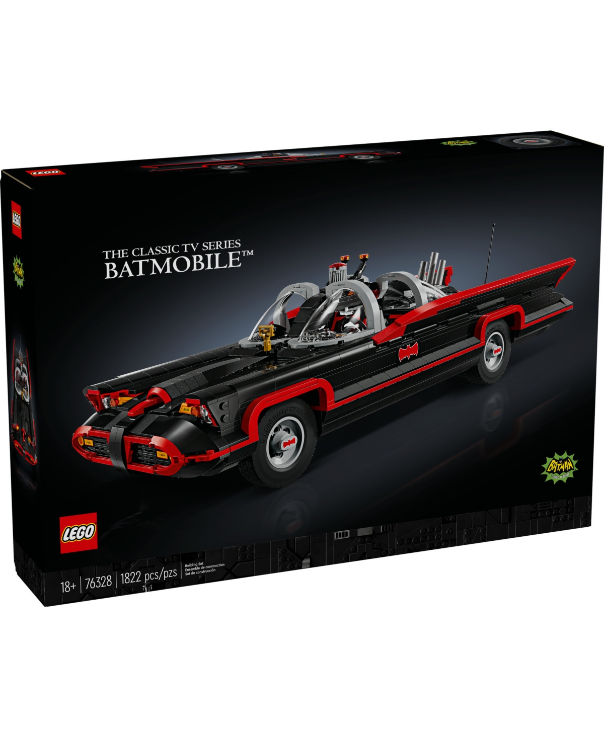 Lego Dc Batman: The Classic Tv Series Batmobile Set 76328 In Multi Color