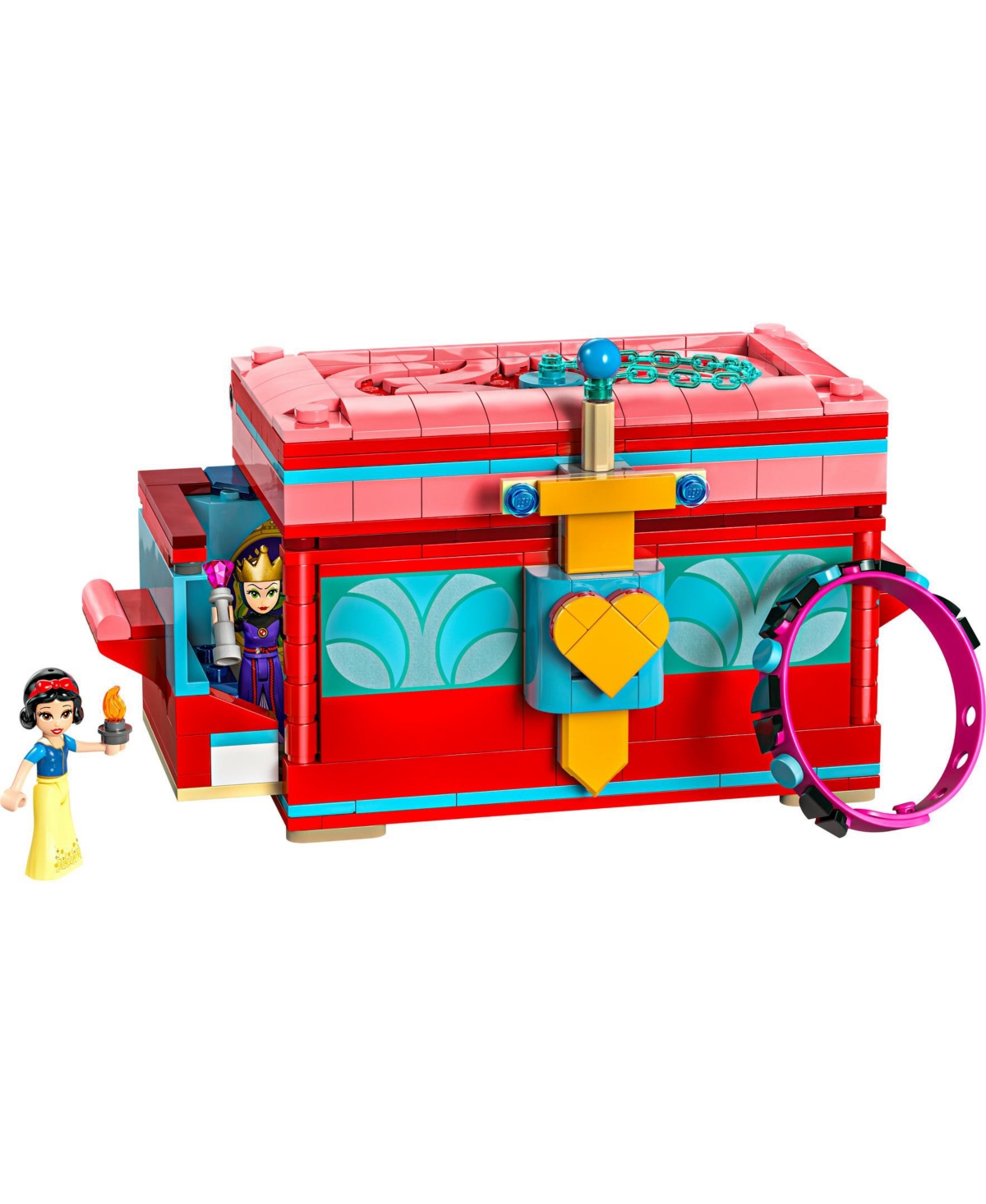 Lego Disney Snow White's Jewelry Box Building Toy 43276 In Multi Color