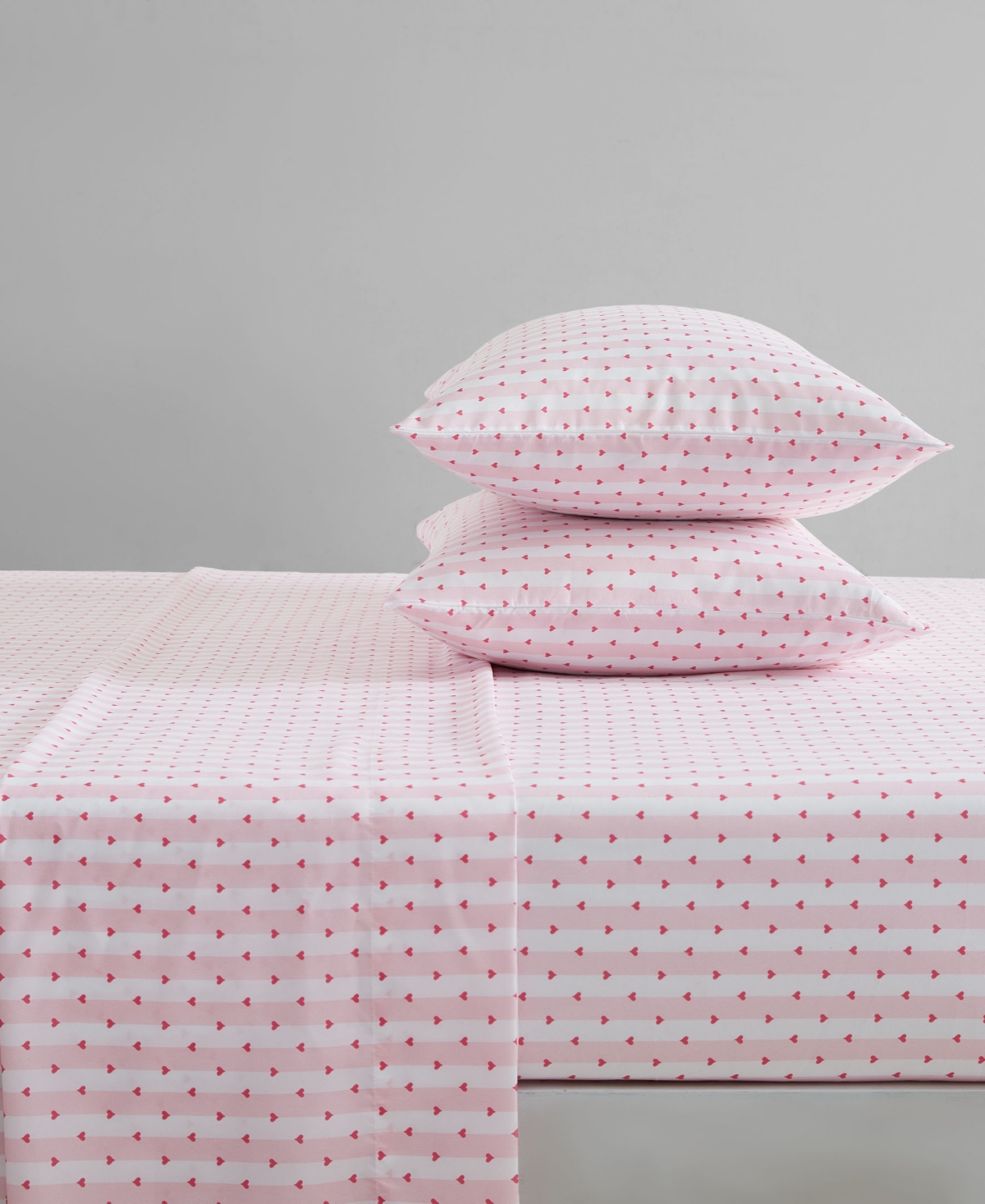 BETSEY JOHNSON PRINTED MICROFIBER 4 PIECE SHEET SET, QUEEN 
