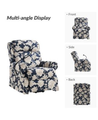 1 piece Polyester Ruprecht Farmhouse Lift Assist Power Recliner chair