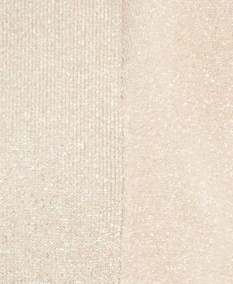 Women's Open-Front Metallic Cardigan, Created for Macy's