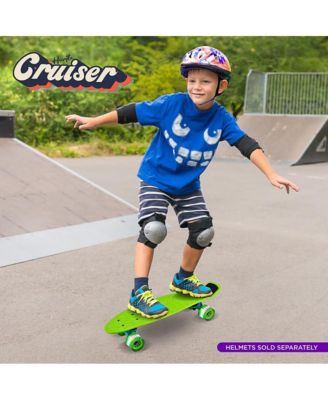 6'' PP Deck Skateboard, Mini Cruiser Skateboard for Kids, Teens, and Adults