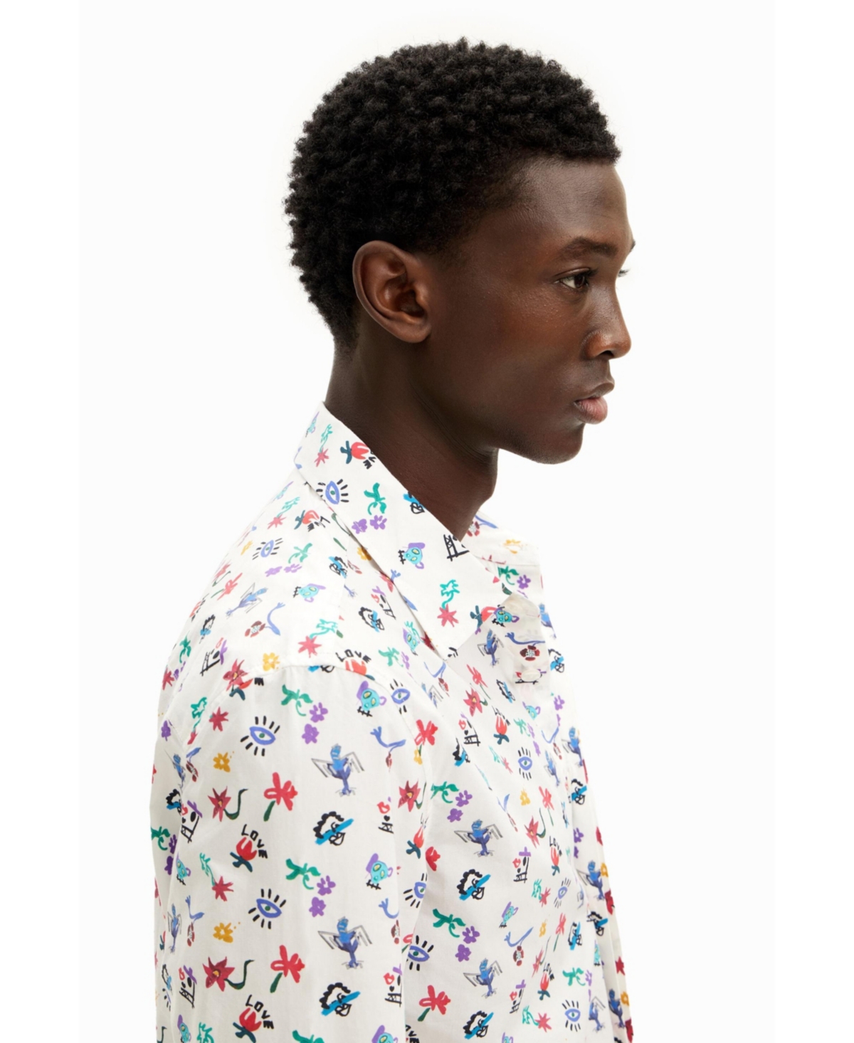 Desigual Men's Floral print shirt