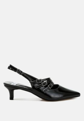 Rag and Co Womens Kanebei Triple Strap Slingback Sandals