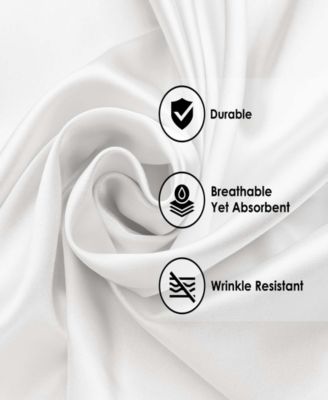 800 Thread Count Cotton 4 Piece Solid Deep Pocket Bed Sheet Set, King