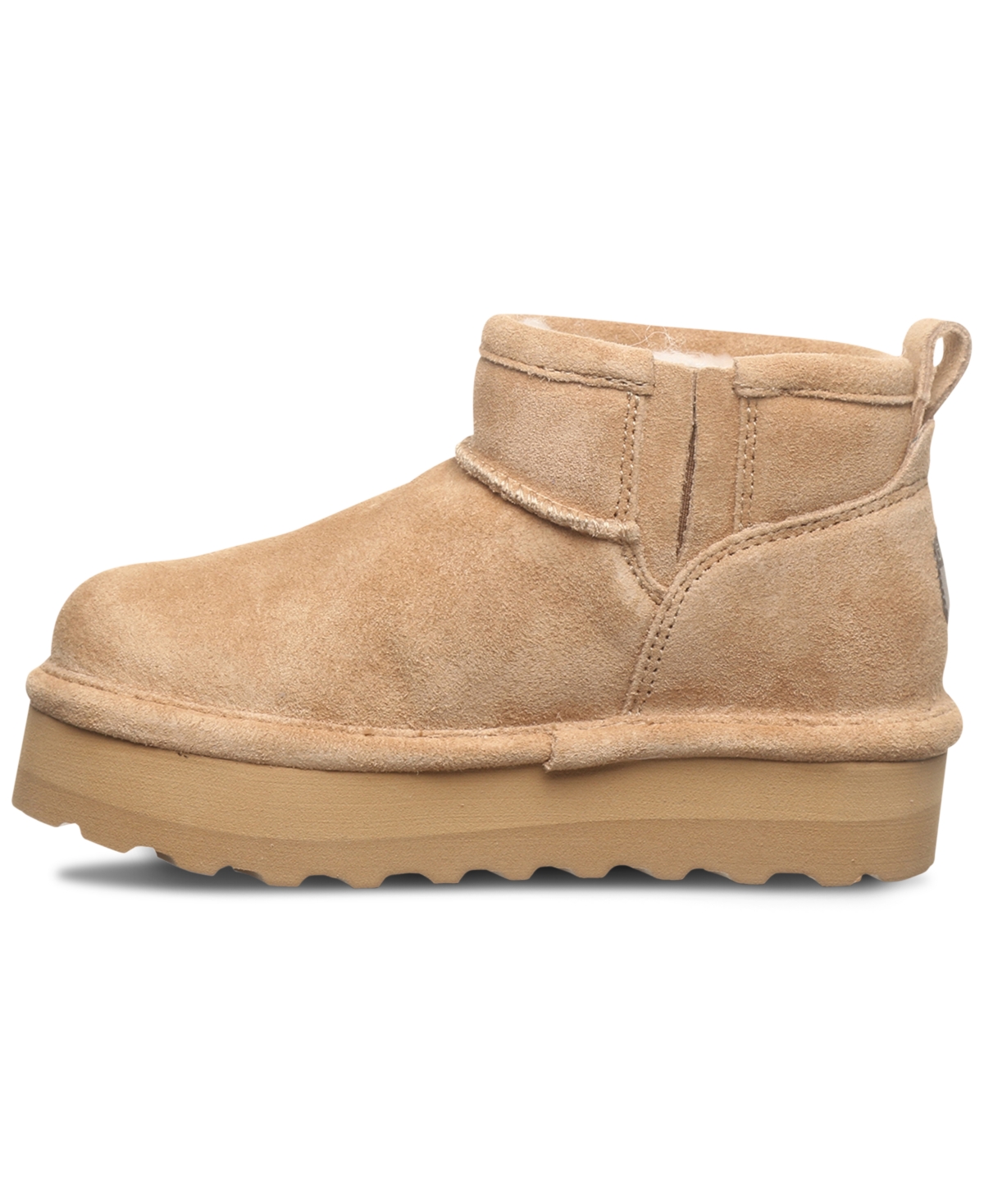 Bearpaw Little Girls Retro Shorty Platform Winter Boots From Finish Line In Iced Coffee