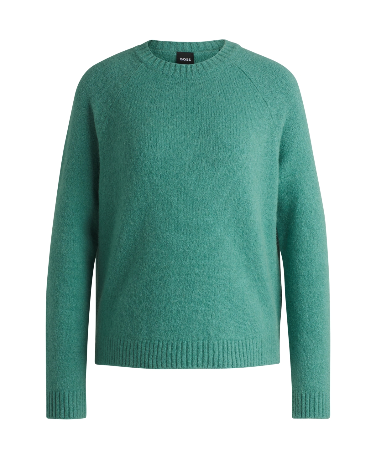 Hugo Boss Boss By  Women's Crew-neck Sweater In Open Green
